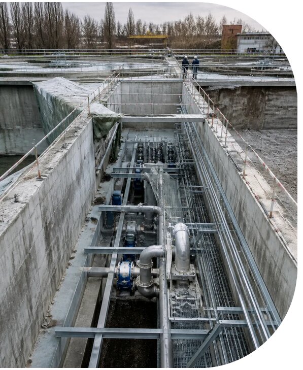 Реконструкция очистных сооружений под ключ в Юрге